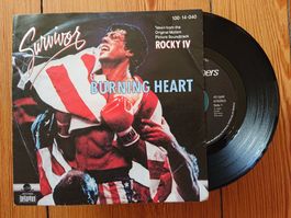 SURVIVOR - Burning Heart (Single, 1985)